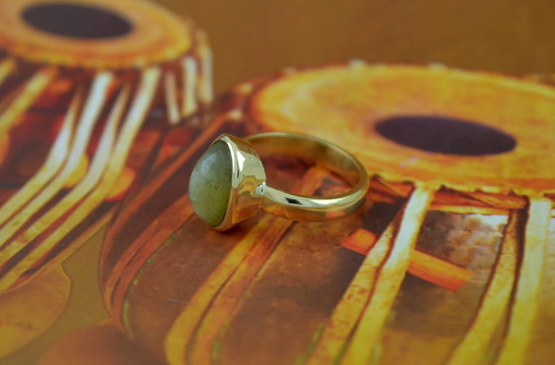 Natural Cat's Eye Vedic Astrology Panchdhatu Ring | Real Lehsunia Rashi Ratan Ring - Image 3