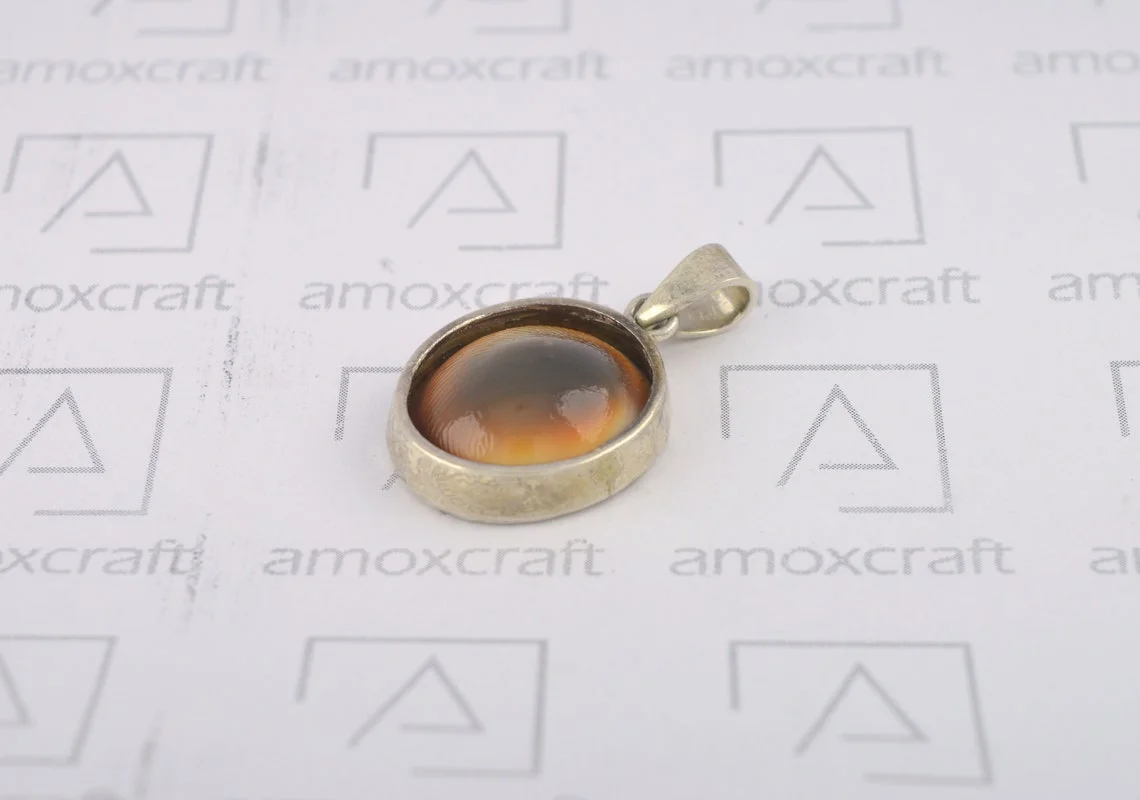 Natural Gomti (Gomati) Chakra pendant in silver - Image 2