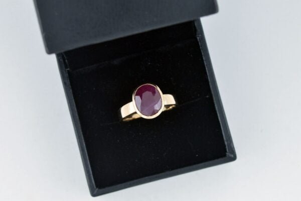2-15 ct certified ruby manik gemstone panchdhatu ring - Image 3