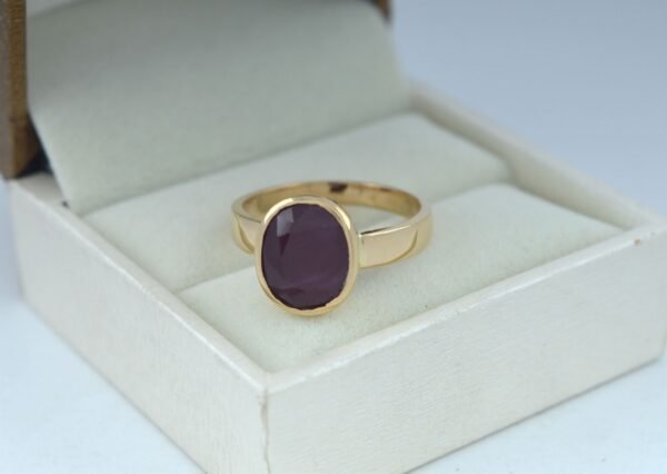 2-15 ct certified ruby manik gemstone panchdhatu ring - Image 4