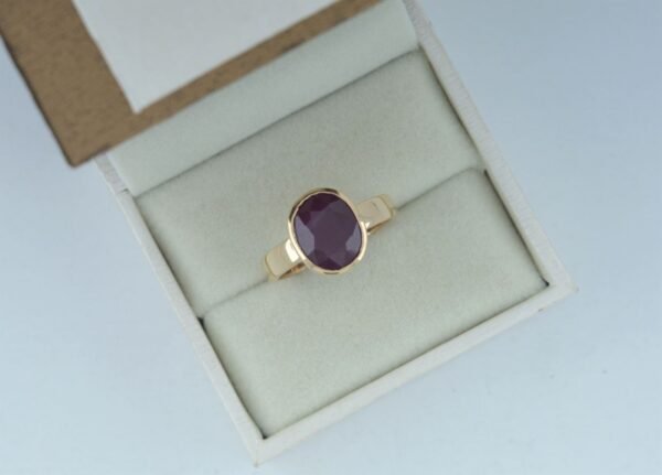 2-15 ct certified ruby manik gemstone panchdhatu ring - Image 5